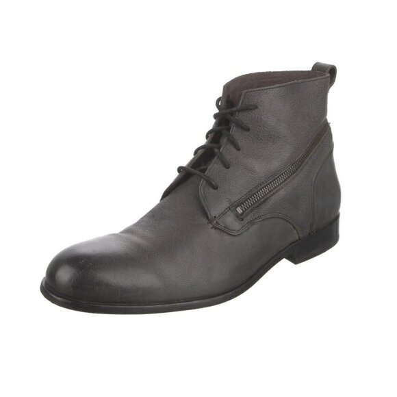 John Varvatos Leather Lace Up Boots Black Leather Mens Size US 9 - Picture 1 of 7